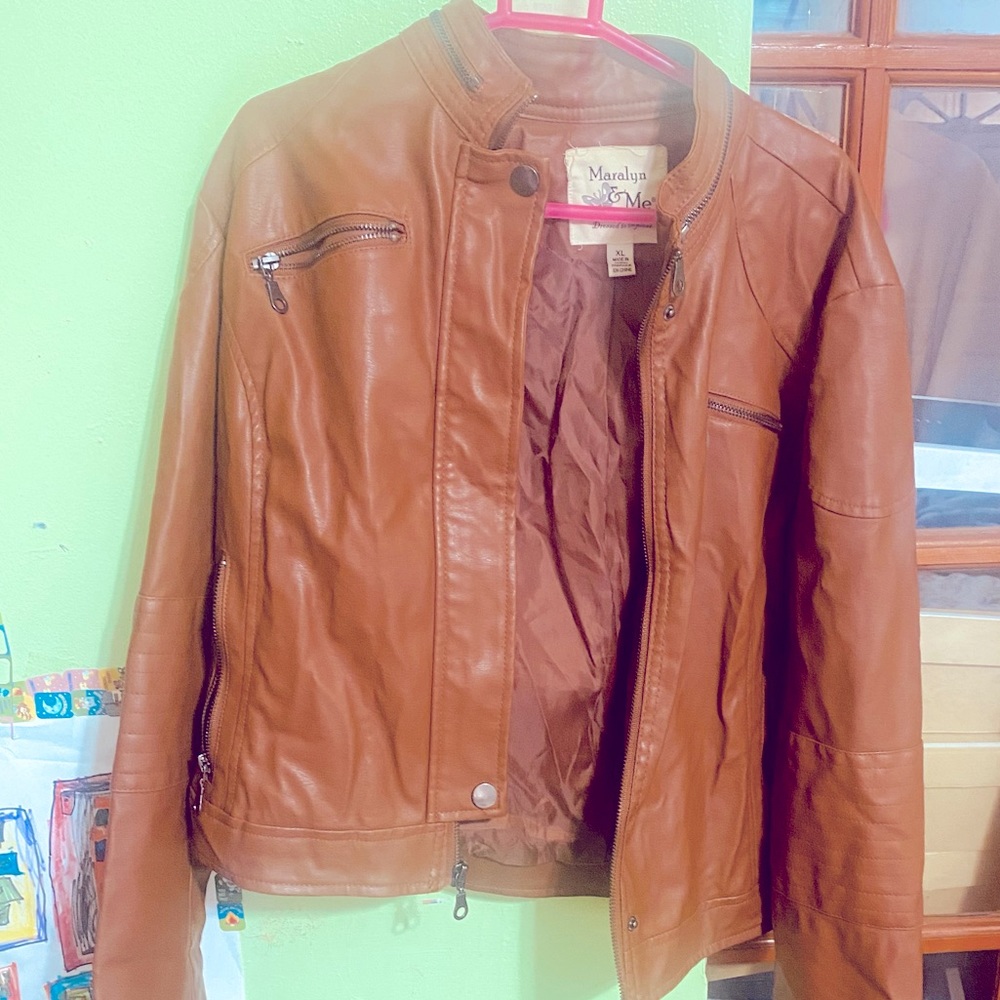Leather jacket